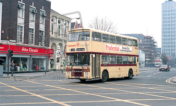 Leicester City Bus UFP234S Leicester RP25 270486 037
