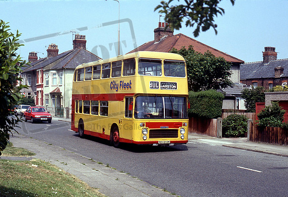 City Fleet REH813M at Mossley Hill in 5/92
