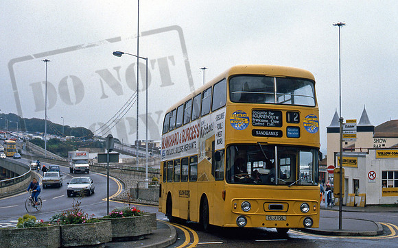 Bournemouth DLJ119L in 09/86