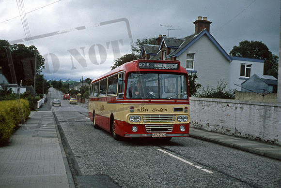 Western SMT GCS792N at Castle Douglas in 6/78
