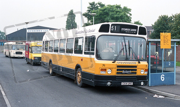 Stevensons C104UHO Lichfield RP83 87 010