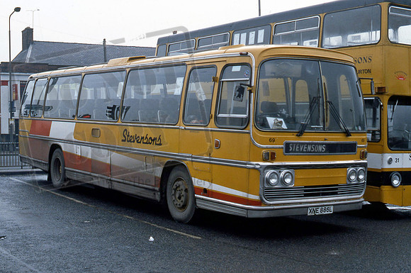 Stevensons XNE886L in Feb87