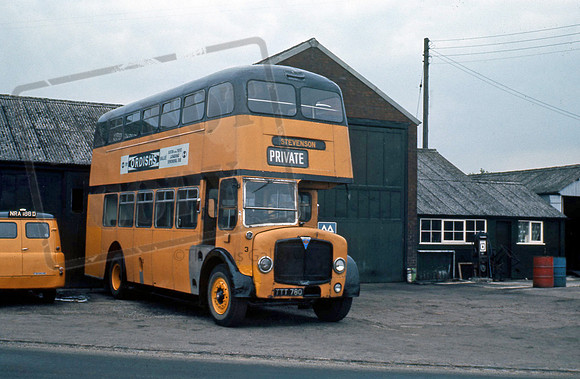 Stevensons TTT780 at Spath in Jul73