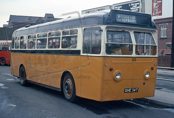 Stevensons DHE347 in Uttoxeter in Aug71