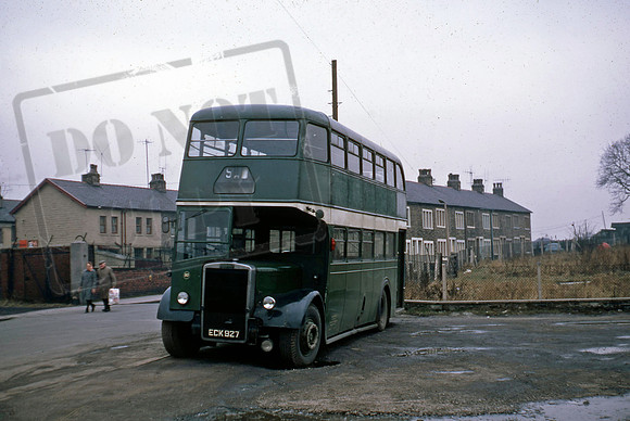 Ezra Laycock ECK927 at Barnoldswick in Jan70