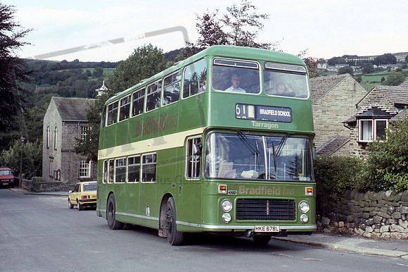 Northern Bus HKE678L Low Bradfield 9/93