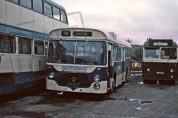 Brutonian BND877C at the depot in Apr79