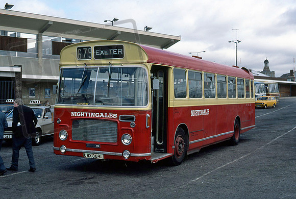 Nightingales UWX369L Exeter 9/84