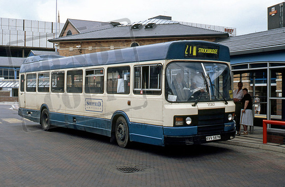 Sheffield Omnibus SVV587W 7/94