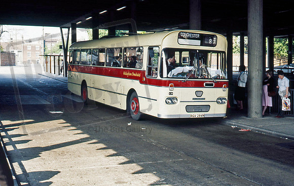 Hedingham Omnibus RGV284N Colchester 5/82