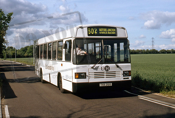 University Bus THX261S near Watford