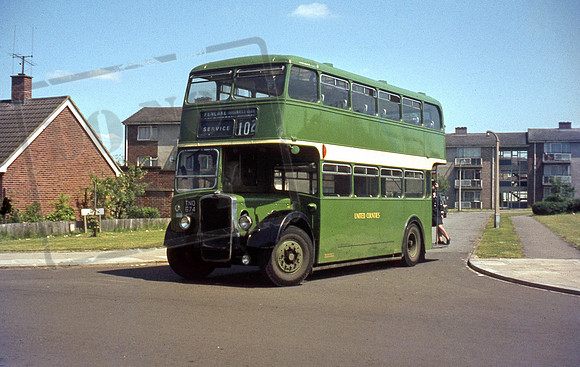 United Counties TNO674 Fenlake, Bedford Jun69