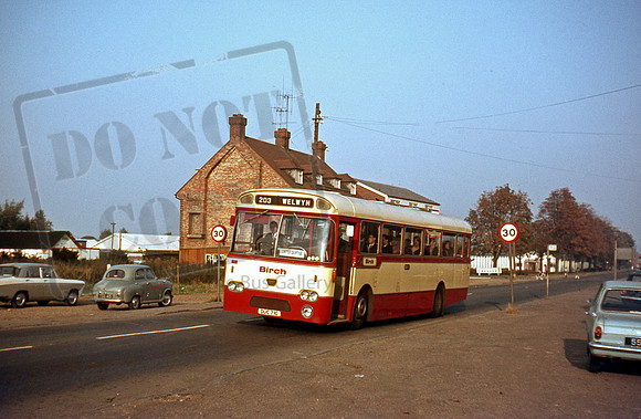 United Counties ex Birch DUC71C Henlow Camp Oct69
