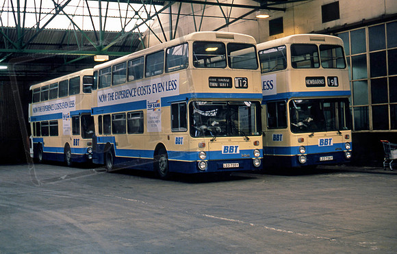 Barrow Borough Transport LEO735Y & LEO736Y 3/89