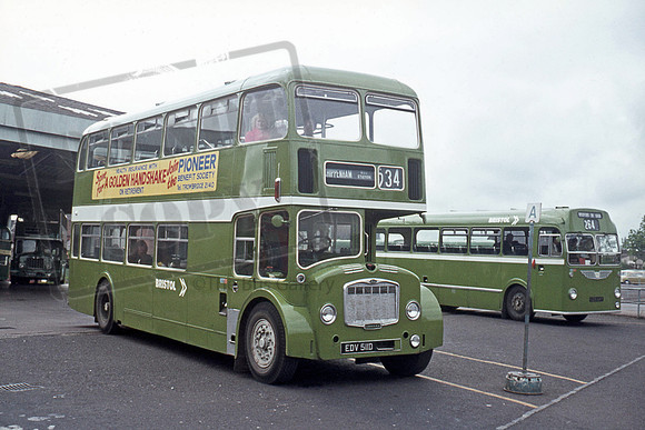 Bristol Omnibus EDV511D Trowbridge 5/74