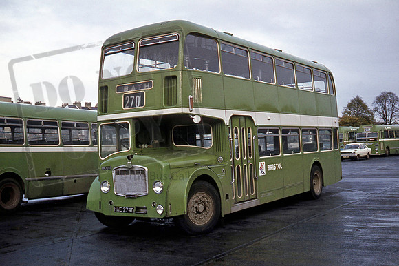 Bristol Omnibus HAE274D 11/78