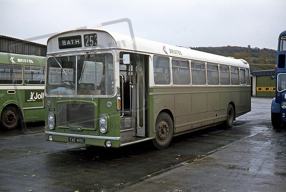 Bristol Omnibus TAE419G 11/78