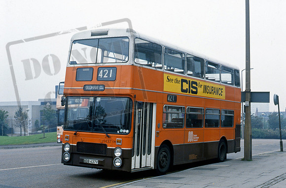 GMT HDB437V (1437) Oldham 9/86