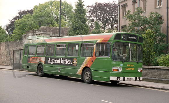 United Counties BVV546T Cambridge RP56 87 012