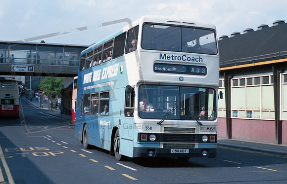 Yorkshire Rider White Rose Express C511KBT Sheffield RP57 87 035