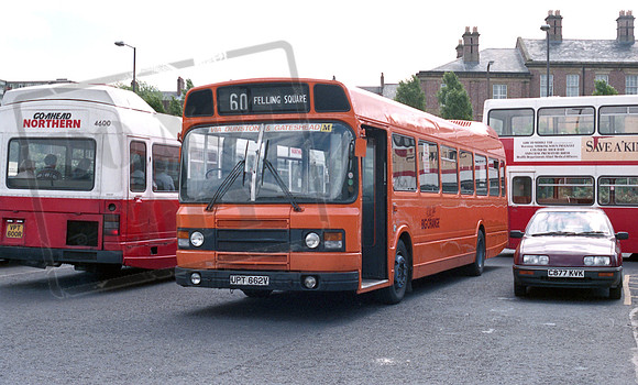 Go Ahead Northern Big Orange UPT662V Gateshead RP63 87 011