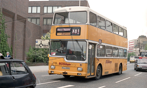 Newcastle Busways RCU499S Newcastle RP64 87 007