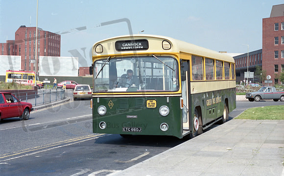 Green Bus ETC660J Cannock RP71 87 036