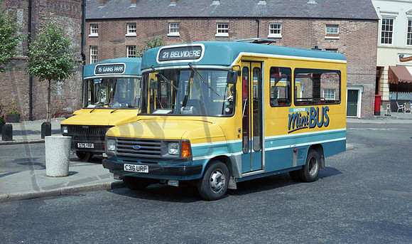 Midland Red North Hotspur Minibus C316URF Shrewsbury RP71 87 025