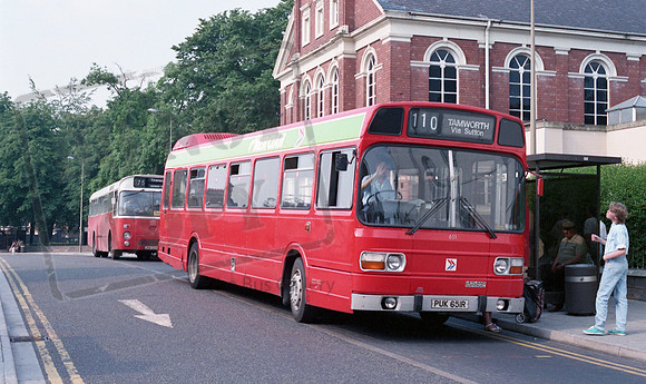 Midland Red North Mercian PUK651R Tamworth RP72 87 004