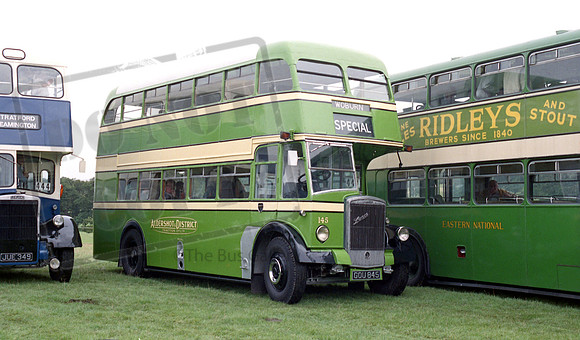 Aldershot & District Preserved GOU845 Woburn Showbus RP75 060987 029
