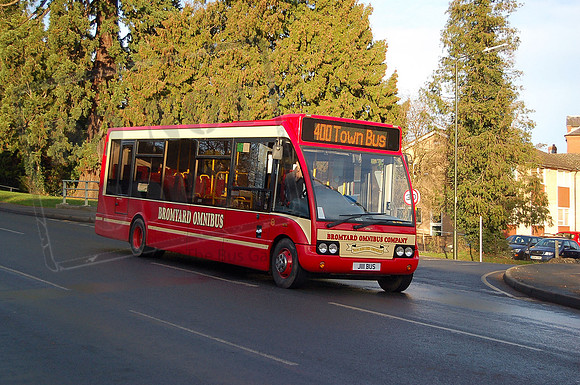 Bromyard Omnibus J111BUS Bromyard Jan07