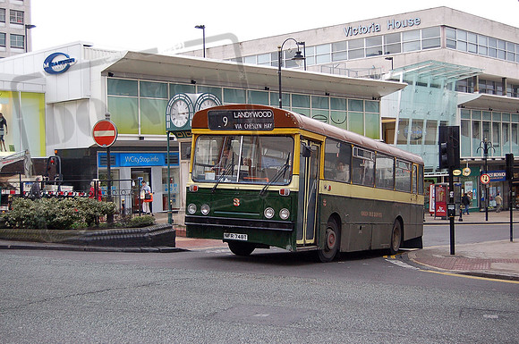 Green Bus NFR748T Wolverhampton Feb07