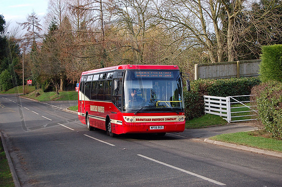Bromyard Omnibus MP56BUS Martley Jan07