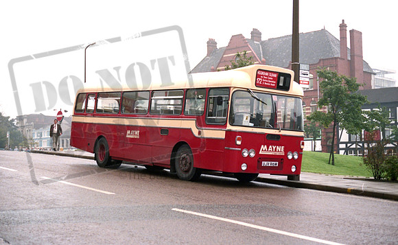 Mayne UJX916M Oldham RP81 87 025