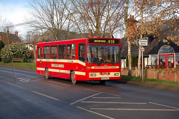 Bromyard Omnibus M429RDC Bromyard Jan07