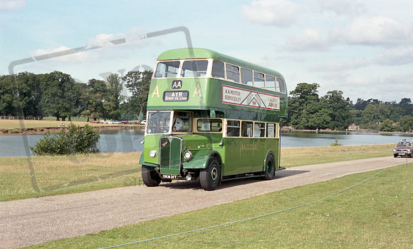 Preserved AA Dodds OKM317 Woburn Showbus RP36 070986 021