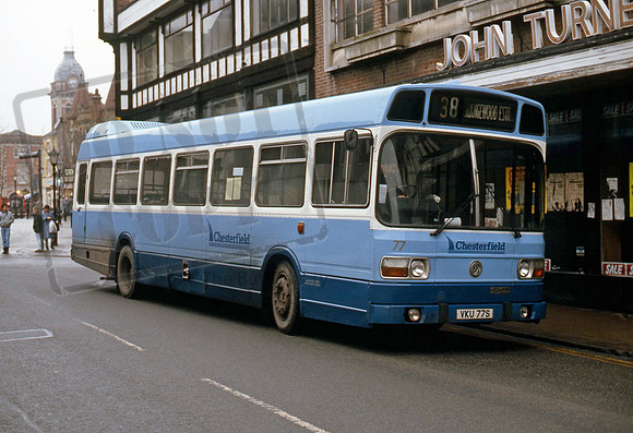 Chesterfield Transport VKU77S in 2/87
