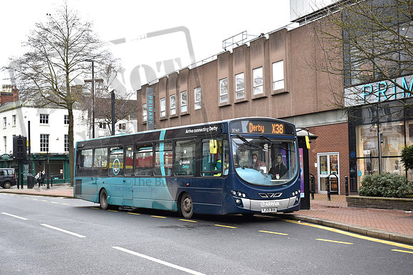 Arriva Derby YJ59BVK Burton 090222