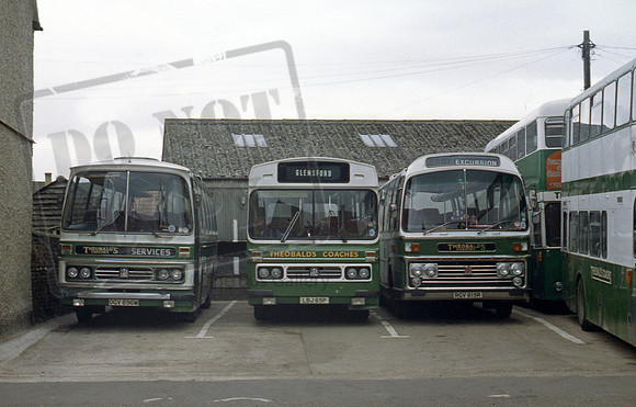 Theobalds line-up Long Melford 1981