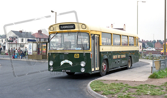 Green Bus MTC866K Cannock RP83 87 023