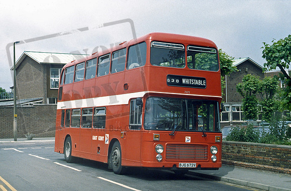 East Kent BJG672V Faversham 1981