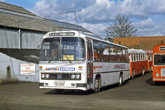 Eastern Counties JCL812V Bury St Edmunds 1981