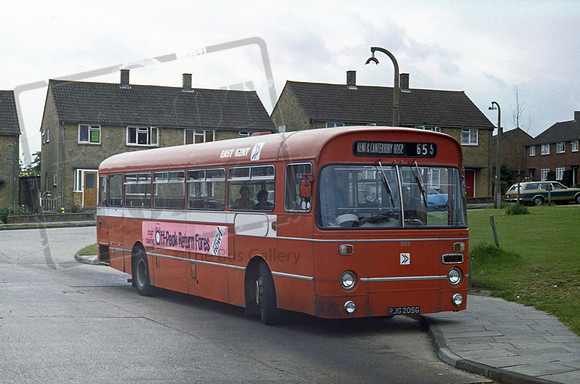 East Kent RJG205G Canterbury London Road Estate 1981