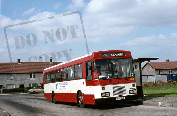 Belfast Citybus HXI3011 Farmhurst Green 290490
