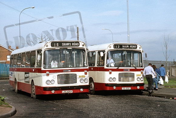 Belfast Citybus LOI2059 Glen Road Terminus 280490