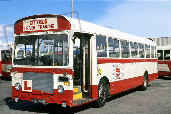 Belfast Citybus WNG864H Belfast Short Strand 1989