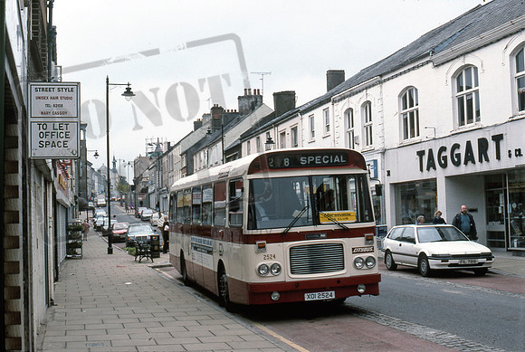 Belfast Citybus XOI2524 Ballymoney 595