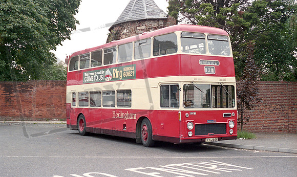 Hedingham LFS292F Colchester RP39 86 025