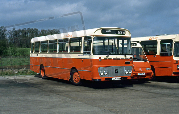East Surrey GGR344N at Godstone in 5/92