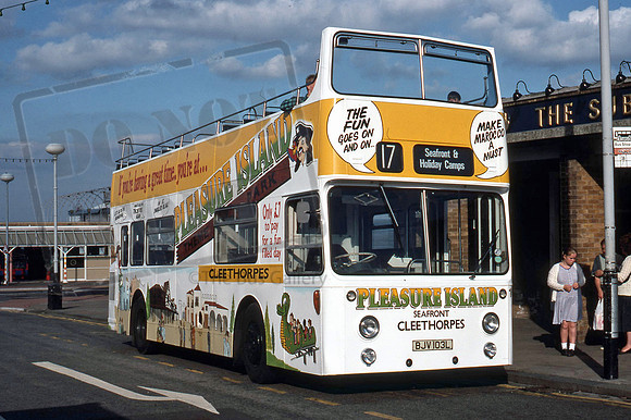 Stagecoach BJV103L at Cleethorpes Pier in 7/93
